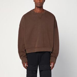 Entire Studios Brown Sweatshirt In Cotton Men